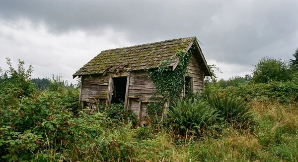 Old structure before removal (service example)